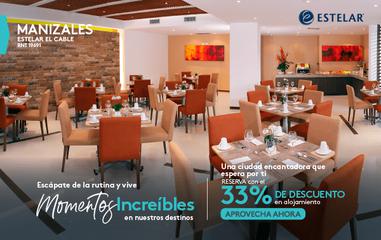PROMO ESTELAR “33%OFF” Hotel ESTELAR El Cable Manizales